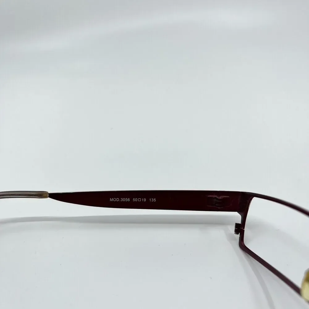 OGI Evolution Eyeglasses Frames‎ Red Japan Mod.3056 50-19-135 H6792